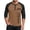 Brown, variant on Men's 3/4 Sleeve Raglan Henley Shirt, USA 1776-2026 250th Anniversary Patriotic T-Shirt, We The People American Flag Casual Baseball Tee Purple M