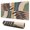 Brown Boho Geometric-1, variant on Long Mouse Pads for Desk,Black Geometric Diamond Striped Pattern Desk Mats on Top Of Desks, Desk Mouse Pad Extra Large with 3mm Non-Slip Base and Stitched Edge for Gaming,Office,Work,Home 31.5"x11.8"