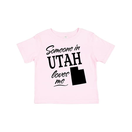 

Inktastic Someone in Utah Loves Me Gift Toddler Boy or Toddler Girl T-Shirt