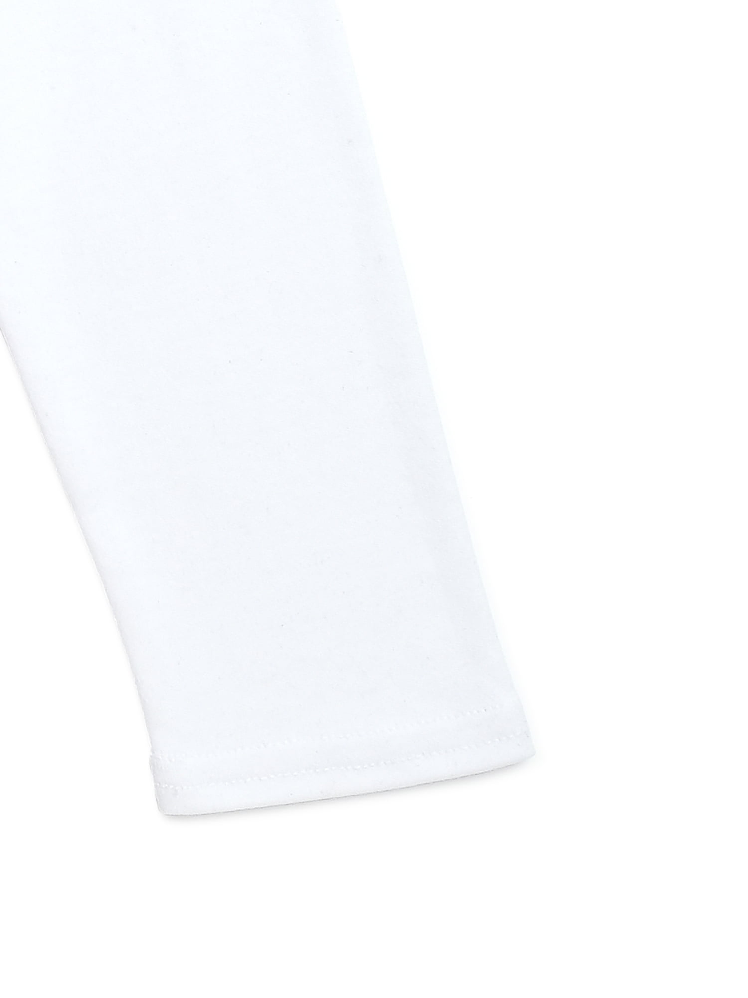 Wonder Nation Girls School Uniform Long Sleeve Interlock Polo Shirt, 4-Pack, Sizes 4-18