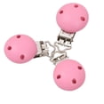 thumbnail image 3 of Clips Maniquíes Del Sostenedor Del Chupete De 10pcs Clips De Para Los Bebés Rosado CUTICAT Clips de chupete de madera, 3 of 7