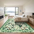 thumbnail image 3 of ODIKA 6'x9' Machine Washable Non-Slip Area Rug, Chinoiserie Green High Traffic Rug, Green, 1089680, 3 of 7