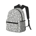 thumbnail image 2 of Daiia Dice Cubes School Backpack for Men Women, Unisex Large Waterproof Bookbag Schoolbag Casual Daypack for High School/College/Teens/Travel/Work Black, 2 of 8