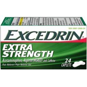 Excedrin Extra Strength Pain Reliever Caplets 24 Caplets