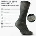 thumbnail image 3 of DG Hill Thermal Mid-Calf 80% Merino Wool Socks for Men, 3 Pairs, 3 of 11