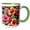 Green/White, variant on 3drose, Hibiscus Hawaiian Floral Aloha Friday, 11oz Two-tone Yellow Mug