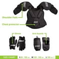 thumbnail image 3 of Champion Sports Lacrosse Gear Large - Rhino Combo Set Black, 3 of 6