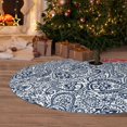 thumbnail image 2 of Cauagu 36" Christmas Tree Skirt Paisley4 Pattern Christmas Tree Decorations Tree Mat for Xmas Decorations Occasion Holiday Home Decor -36", 2 of 7