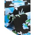 thumbnail image 5 of INSPIRAR CHIC Blusa Vintage de Manga Larga con Volantes y Cuello en V Floral para Mujeres S Negro Azul Claro, 5 of 5