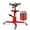 red, variant on Hydraulic Transmission Jack 1322lbs Capacity 2-Stage Telescoping Lift 33.5"-69" | Trans Jack Stand with Dual Plunger, 8MM Non-Slip Pad, Foot Pedal & Swivel Wheels | Red