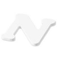 thumbnail image 2 of 12 Pack: 2.5" White Wood Letter by Make Market®, 2 of 2