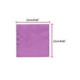 thumbnail image 3 of INSPIRE CHIC Men's Pocket Squares Solid Color Handkerchiefs for Wedding Party Purple, 3 of 4
