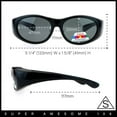 thumbnail image 2 of (2-Pack) SA106 Kids Size 47mm Fit Over OTG Polarized Sunglasses Blue and Pink, 2 of 2