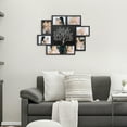 thumbnail image 4 of 8-Opening Black Collage Photo Frame - Versatile Wall Display for Home, Family, and Friends (4x6), 4 of 6