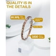 thumbnail image 2 of Pulsera Feraco Copper Magnetic 99.99% de cobre macizo para mujer, 2 of 8