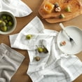thumbnail image 2 of Martha Stewart Modern Waffle Kitchen Towel Set 6-Pack, Linen, 16"x28", 2 of 11