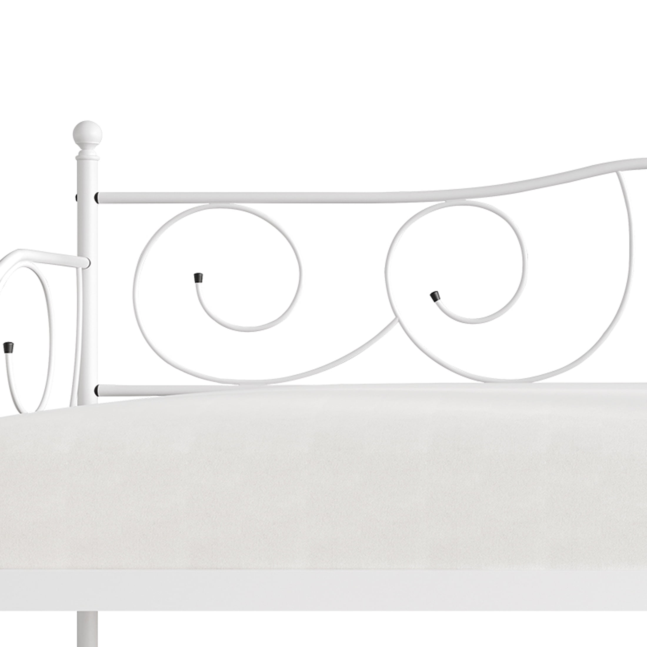 Castle Place Stylish Metal Twin Daybed, White
