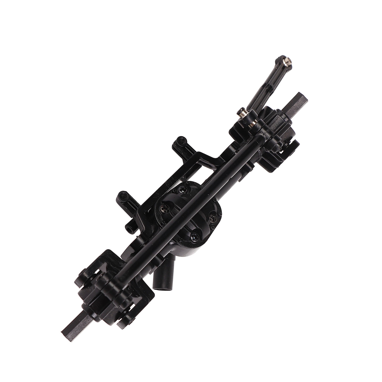 RC Car Front Axle Plastic Black Front Axle Easy Installation For 1 12 Remote Control Car Walmart