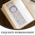 thumbnail image 3 of OULII 20pcs Clear Laminating Pouches for Bookmark Display Cards with Hole, 3 of 8