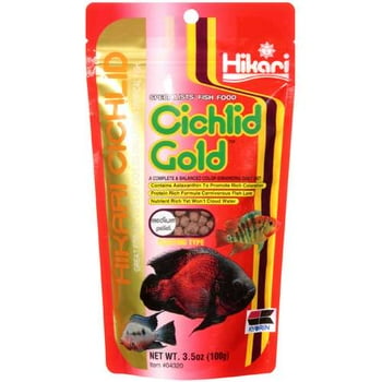 Hikari Cichlid: Medium Pellet Cichlid Gold Spets' Fish Food, 3.5 Oz
