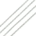 thumbnail image 7 of 10 m Resistant 304 Stainless Steel Cable Chains Unwelded Stainless Steel Color 2x1.5x0.4mm, 7 of 7