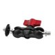 thumbnail image 3 of Soporte adaptador de montaje de mágico de zapata caliente de cabeza de bola doble de 1/4 pulgada para DSLR Baoblaze Soporte de doble cabeza de bola, 3 of 8