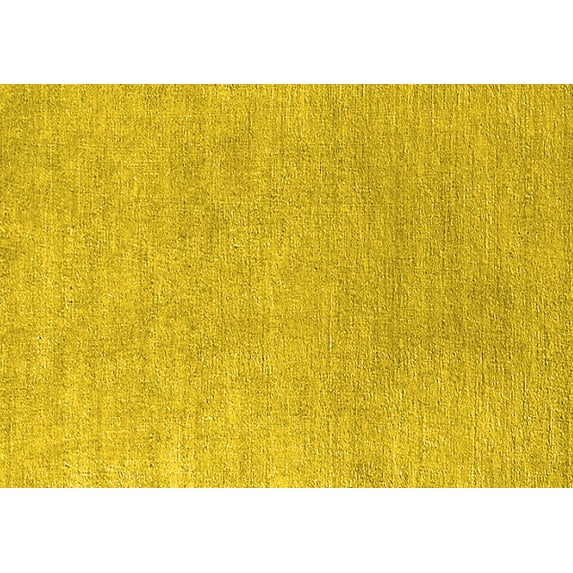 Ahgly Company Indoor Rectangle Oriental Yellow Industrial Area Rugs, 2' x 5'