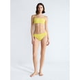 thumbnail image 3 of Free Assembly's Women's Textured Mid Rise Bikini Bottoms, Sizes XS-XL, 3 of 6