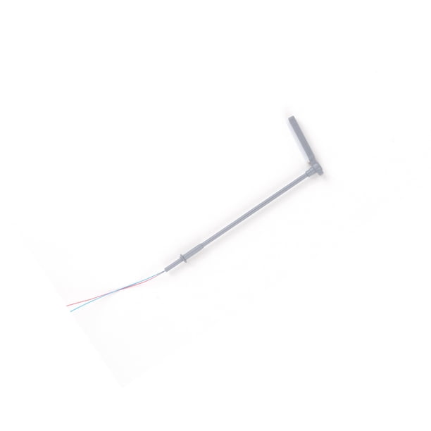 Toystoory 1: 150/1: 87 lámpara de tubo de acero LED diseño de modelo luz de calle Mini artesanías decorativas de un solo cabezal luz de noche Artesanía 1:150/Blanco cálido Toystoory HA066681-04