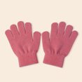 thumbnail image 4 of WUANDIXFA Toddler Girl Mittens Soft Cute Kid Winter Gloves Toddler Solid Knit Warm Stretchy for Boys Girls,Pink,One Size, 4 of 6