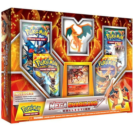Pokemon Mega Charizard Y Collection Figure & Card Set [Orange]