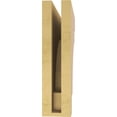 thumbnail image 4 of 3"W x 12"D x 12"H Thin Mediterranean Rough Cedar Woodgrain TimberThane Corbel, Primed Tan, 4 of 6