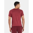 thumbnail image 3 of Athletic Works Men's and Big & Tall Men's Soft ButterCore Tee with Short Sleeves, Sizes S-5XL, 3 of 5