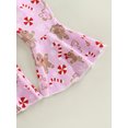 thumbnail image 7 of Canis Newborn Baby Girls Cotton Tops Romper Floral Pants 3Pcs Outfits Set Clothes, 7 of 7
