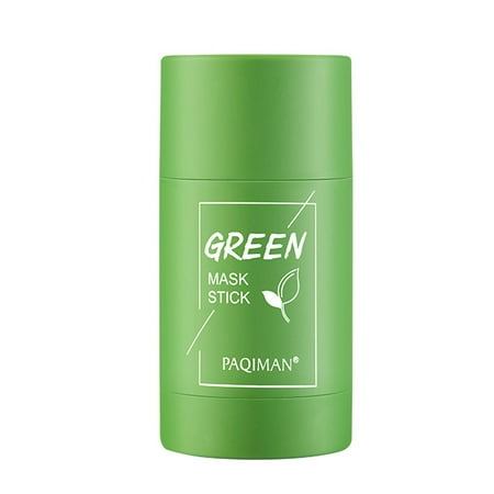 Lankey Green Tea Purifying Clay Stick Mask, Deep Cleansing Moisturizing Anti Acne,Acne Clearing, Blackhead Remover, Improve Texture of The Skin, Regulate Skin Secretion