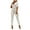 White, variant on Fengqque Jumpers for Women with Overalls Casual Jumpsuits Plus Size Summer Solid Short Sleeve Zipper Bandage Pockets Button Jumpsuit