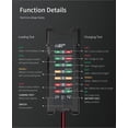 thumbnail image 5 of Battery Tester Supports 12V/24V Battery Tester Alternator State Check Car Battery Tester Charger Tools ,Accurate Testing, 5 of 5