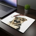 thumbnail image 3 of DistinctInk Mouse Pad - 1/4" Foam Rubber - German Shepherd Dog Puppy Drawing, 3 of 4
