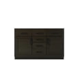 thumbnail image 5 of Elegant Kitchen and Bath Alden 54 inch Double Bathroom Vanity in Mocha Brown, 5 of 10