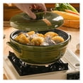 thumbnail image 5 of Japanese ceramic cooking pot, clay pot with lid, soup pot for rice and stews, heat-resistant hot pot, slow stew for stewed chicken and household kitchen, 5 of 8