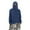 Navy, variant on SUXIAN Girls Sweatshirt Solid Color Hoodie Loose Fit Pullover for Teen Casual Comfortable Outerwear Pink 15-16 Years