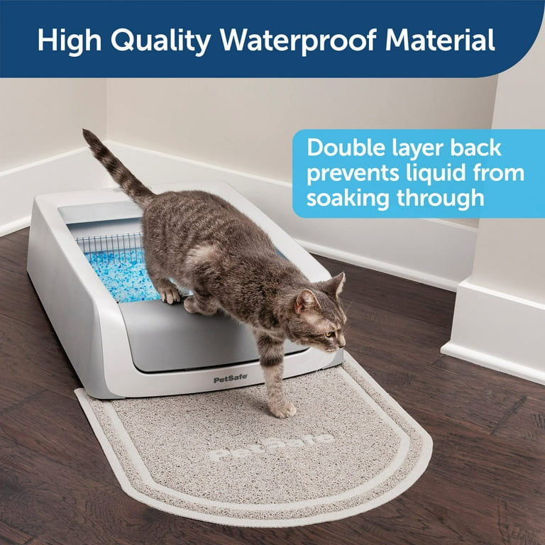 PetSafe Anti-Tracking Litter Mat Traps Crystal and Clay Clumping