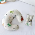 thumbnail image 3 of Almohada de lactancia Sunnimix con funda extraíble dinosaurio blanco, 3 of 7