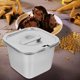 thumbnail image 3 of WORGEOUS Contenedor de helado de acero inoxidable, contenedor de almacenamiento de alimentos para congelador, contenedor de almacenamiento de helado casero con tapa, 3 of 8