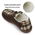 thumbnail image 6 of Yiwa Women's House Slippers, Slippers with Arch Support, Elastic Band Non-slip, Orthotic Shoes for Women Indoor and Outdoor Brown Size 9, 6 of 7