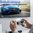 thumbnail image 4 of LED Wireless Controller for P5 PC, Bluetooth Controller with Turbo, Macro, Dynamic Vibration, 6-Axis Motion Control, 3.5mm Audio Jack, 1000mAh Battery, Speaker-White, 4 of 8