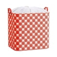 thumbnail image 2 of Fiudx Liquidación de ahorros de verano Cajas de almacenamiento de ropa para el hogar de tela grande, cestas de almacenamiento de ropa, caja organizadora de armario con cordón, 2 of 6