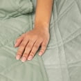 thumbnail image 6 of Brookstone Cooling Throw Green, Solid Print, Nylon Polyethylene, Knit, 1 Piece, Standard Size, 6 of 12