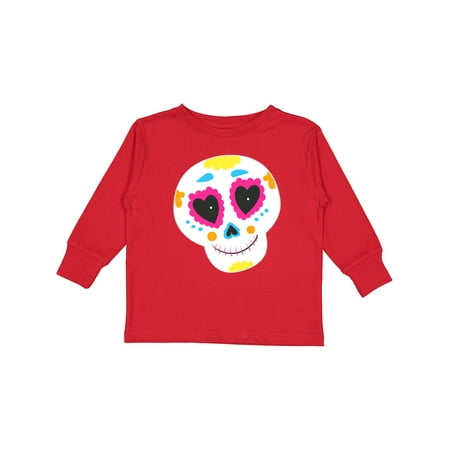 

Inktastic Decorated Skull Gift Toddler Boy or Toddler Girl Long Sleeve T-Shirt