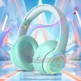thumbnail image 5 of YZEGDCH ,Wireless Over-ear Headphones Built-in Microphone,Sweat Resistant Earphones Deep Bass Headset for Home Office Cellphone PC, 5 of 6